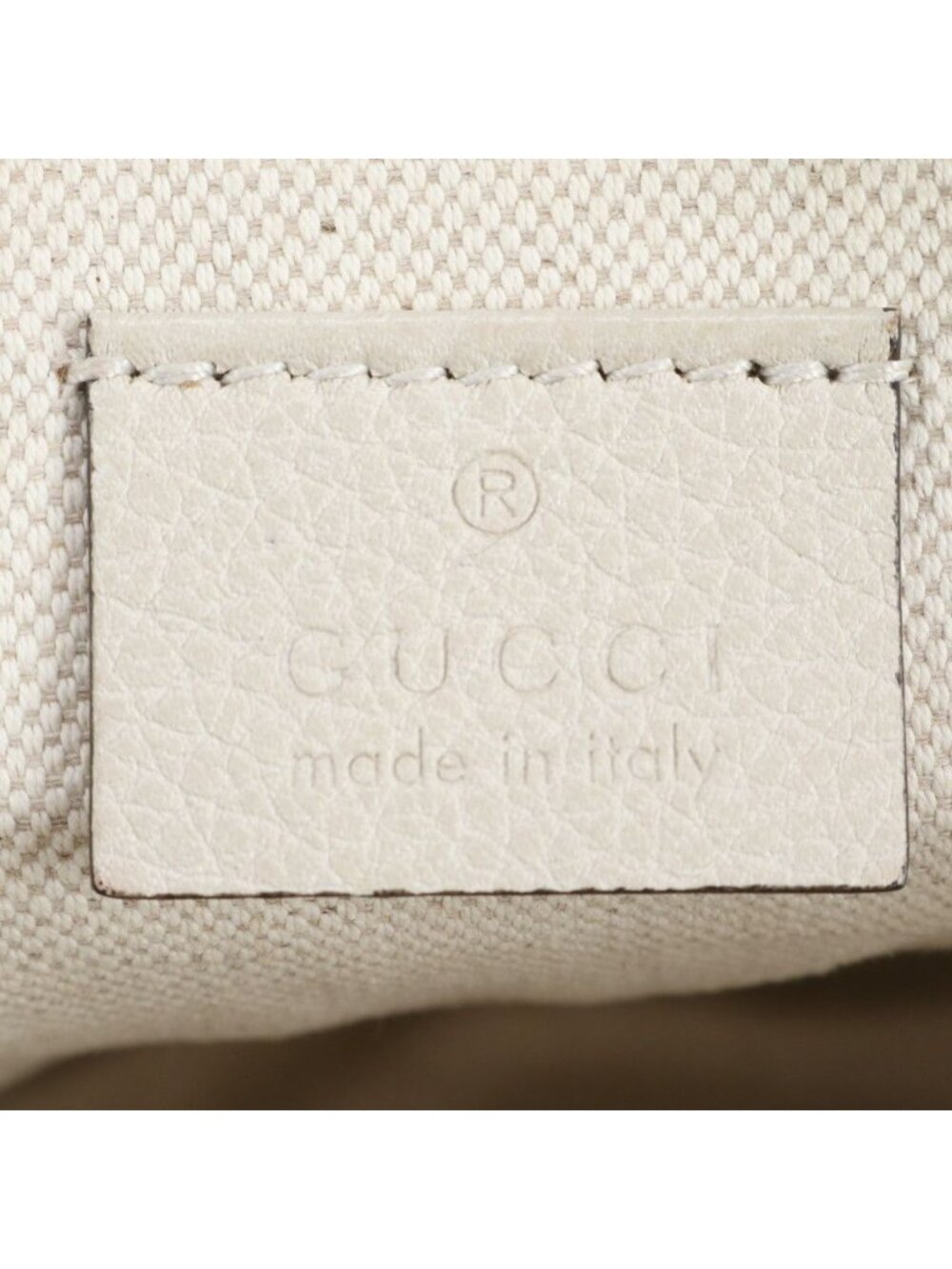 Gucci Vintage Logo Print Leather 2-Way Belt Bag Crossbody Body Waist Pouch Ree - Picture 8 of 9